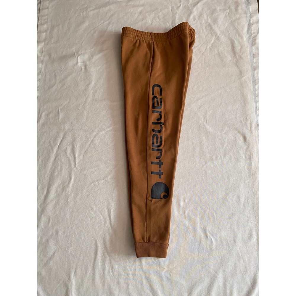 SOLD Carhartt Fleece Logo Sweatpants Size L - Picture 2 of 7